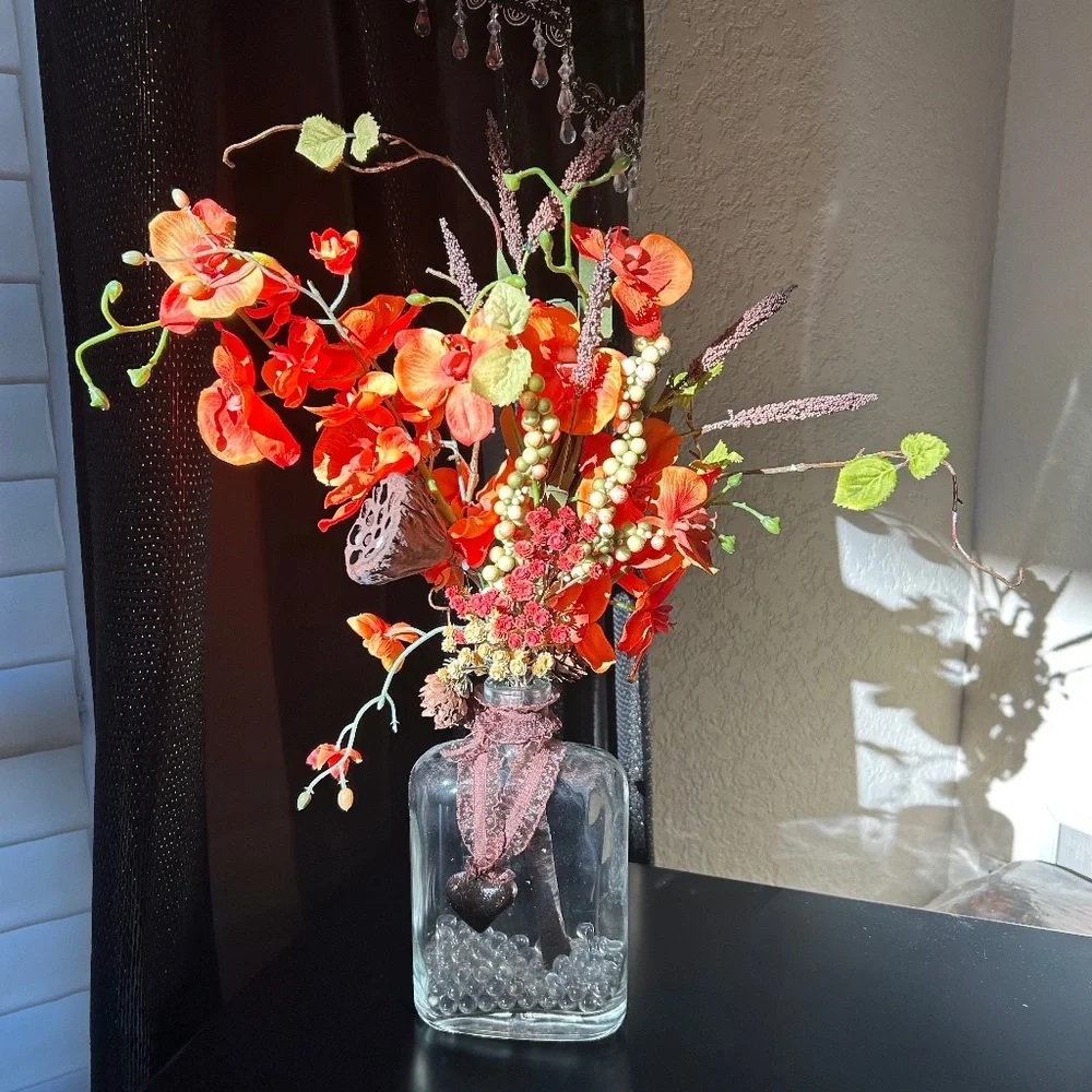 Fall Flower Decoration NWOT